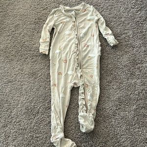 Quince Baby girls footie Sleeper